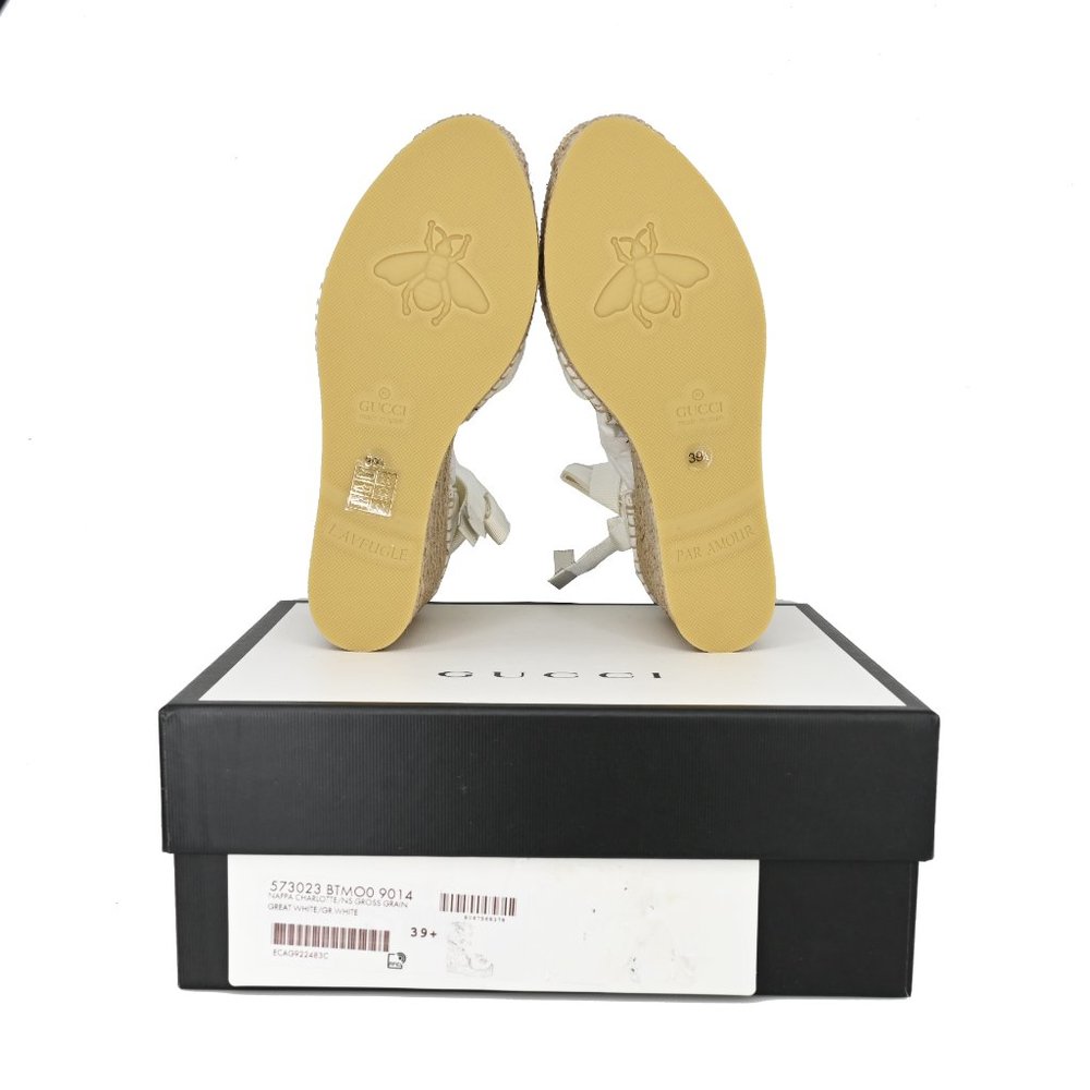 Gucci GG Marmont Matelassé Leather Espadrille Platform - Picture 12 of 13